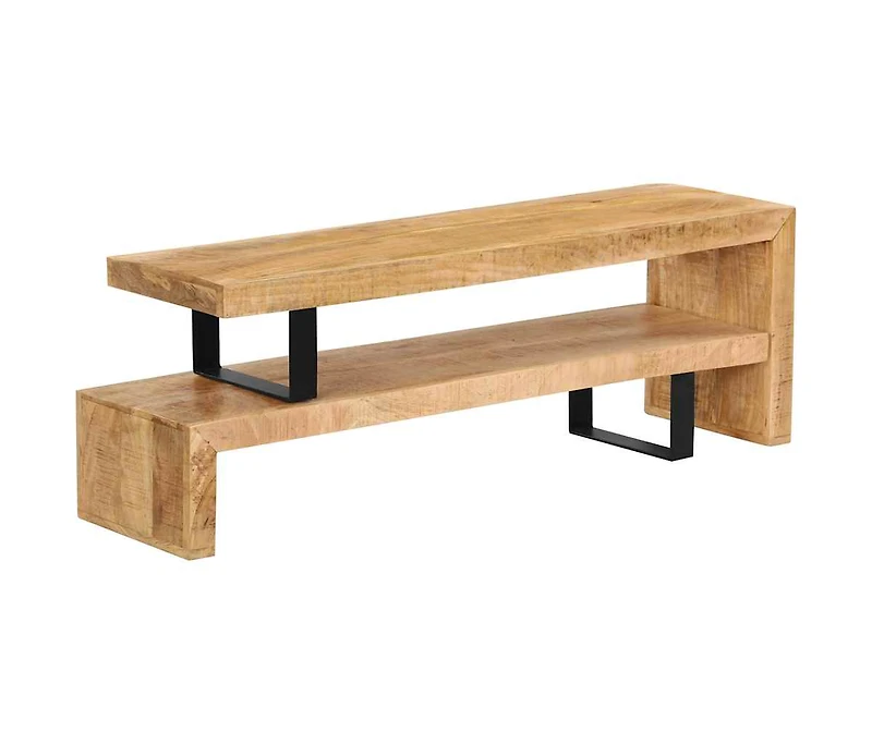 vidaXL Tv Stand Solid Mango Wood