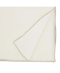 Saro Lifestyle Stonewashed Stitched Edge Table Runner, 16"x72"