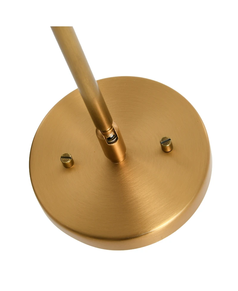 Robert Stevenson Lighting Cameron - 2-Tone Metal and Frosted Glass Ceiling