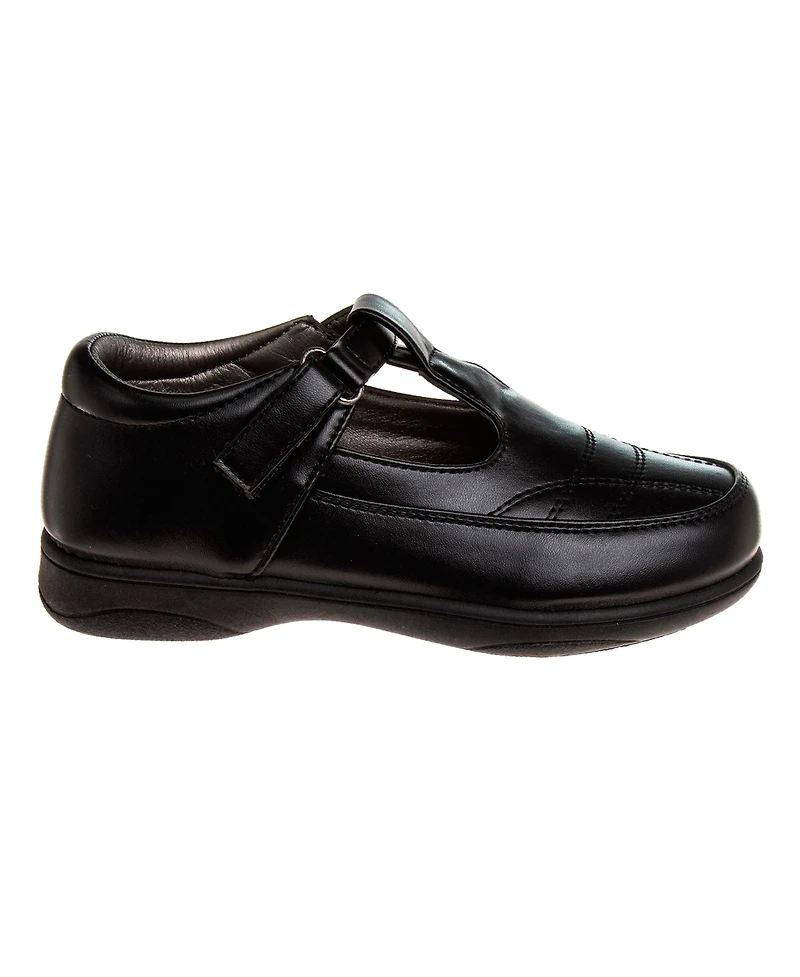 French Toast Little Girls Artificial Leather Construction School Shoes