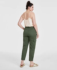 On 34th Women's Tapered Ankle-Length Cargo Pants, Created for Macy's
