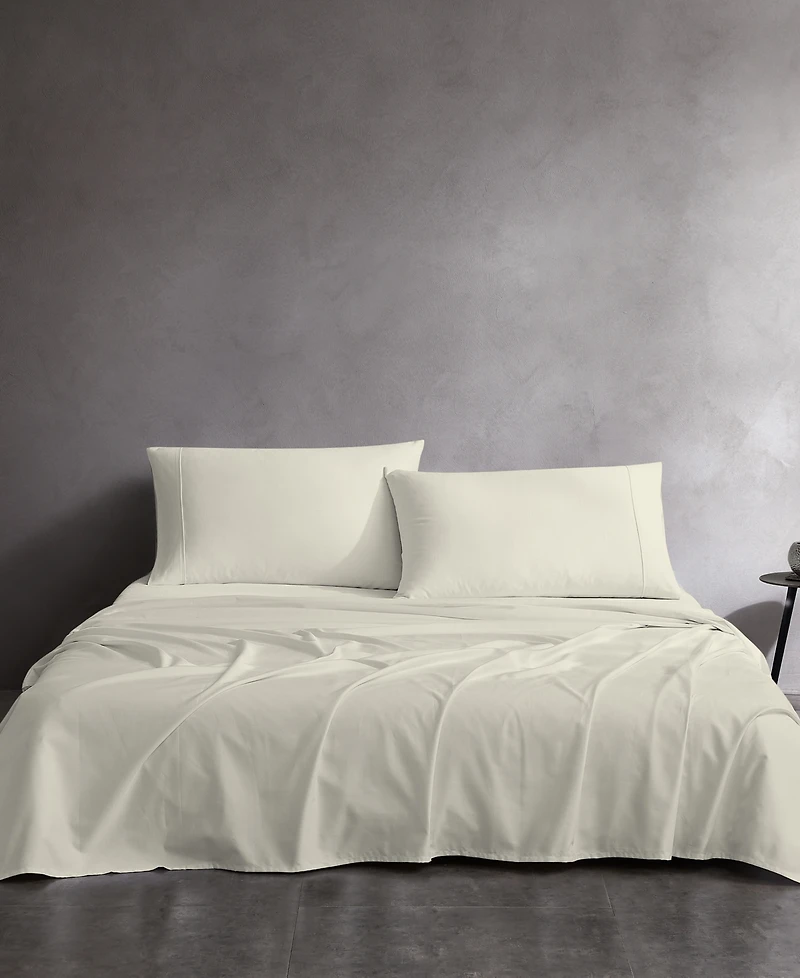 Purity Home 400 Thread Count Wrinkle Resistant Cotton Sateen -Pc. Sheet Set