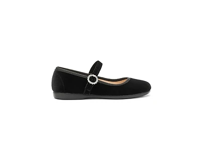 Childrenchic Girls Holiday Velvet Mary Janes