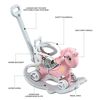 Streamdale Toddler Rocking Horse & Unicorn Balance Bike