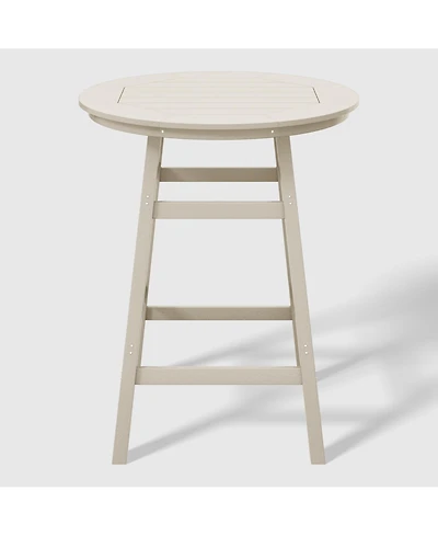 WestinTrends Outdoor 35" Hdpe Round Patio Bar Height Table