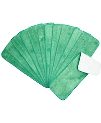 Arkwright Home Microfiber Flat Wet Mop Refills (12 Pack) - 18", Color Options
