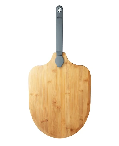 Old Stone 14 x 16 inch Real Pizza Peel with folding handle is moisture resistant and has an easy-glide real peel.