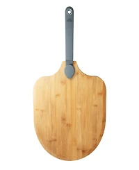 Old Stone 14 x 16 inch Real Pizza Peel with folding handle is moisture resistant and has an easy-glide real peel.