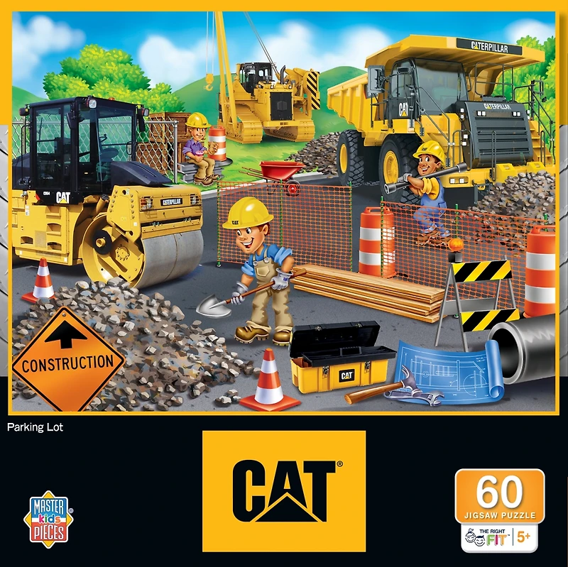 Cat - Parking Lot 60 Piece Jigsaw Puzzle