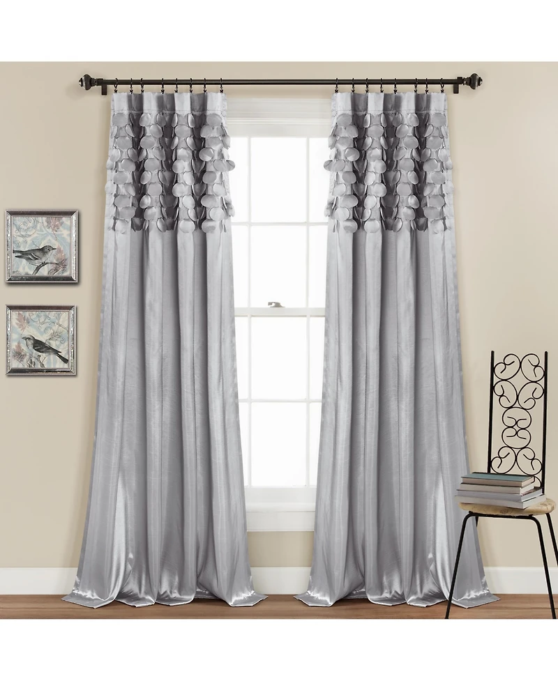 Lush Decor Circle Dream Window Curtain Panels