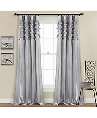 Lush Decor Circle Dream Window Curtain Panels