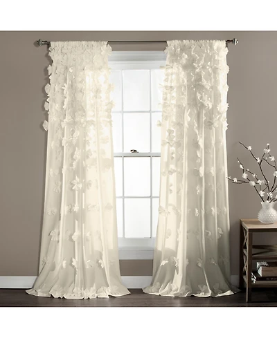 Lush Decor Riley Window Curtain Panel