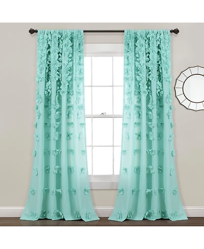 Lush Decor Riley Window Curtain Panel