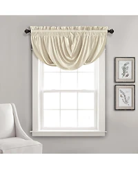 Lush Decor Lucia Window Valance - Kitchen and Bath Single Panel