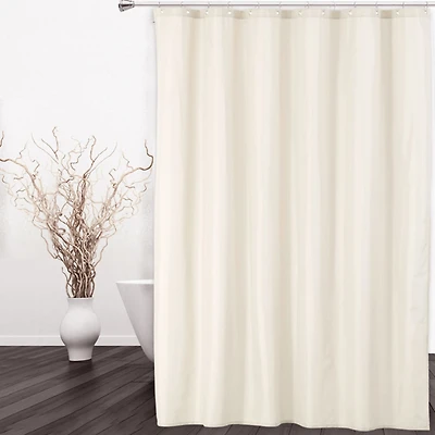 Caromio Waterproof Fabric Shower Curtain Liner with Magnets