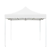 Professional Folding Party Tent Aluminum 9.8'x9.8' White