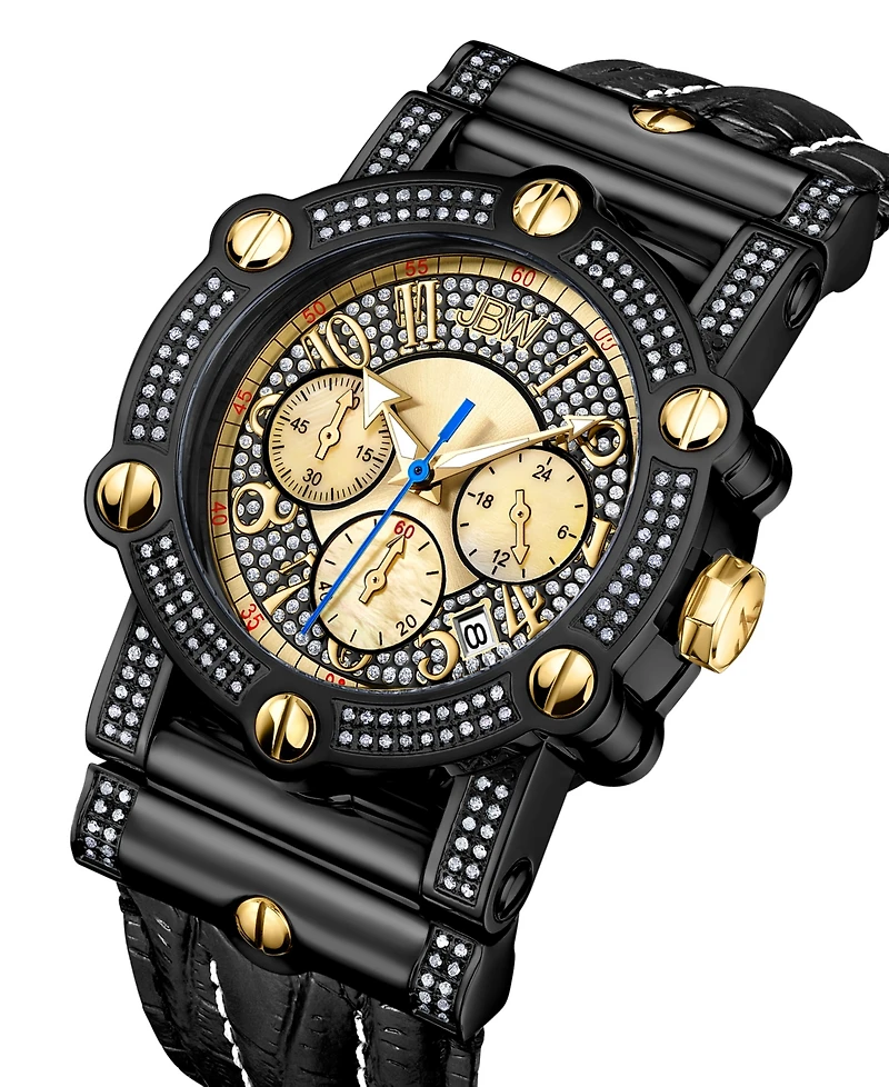 Jbw Men's 10 Yr Anniversary Phantom Diamond (1 3/4 ct.t.w.) & Chronograph Watch