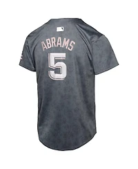 Nike Big Boys and Girls C.j. Abrams Charcoal Washington Nationals City Connect Limited Player Jersey