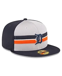 New Era Men's Gray Detroit Tigers 2024 Batting Practice 59FIFTY Fitted Hat