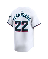 Nike Men's Sandy Alcantara White Miami Marlins Home Limited Player Jersey