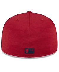 New Era Men's Red Washington Nationals 2024 Clubhouse 59FIFTY Fitted Hat