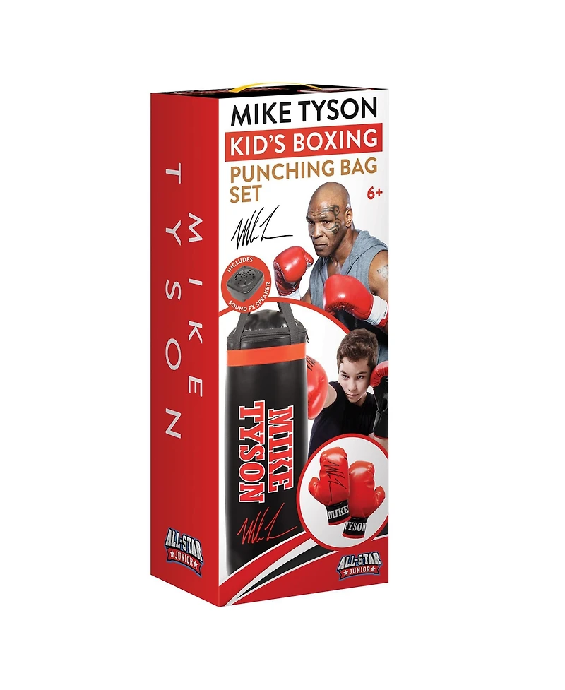 World Tech Toys Mike Tyson Kids Boxing - Punching Bag Hanging and Gloves