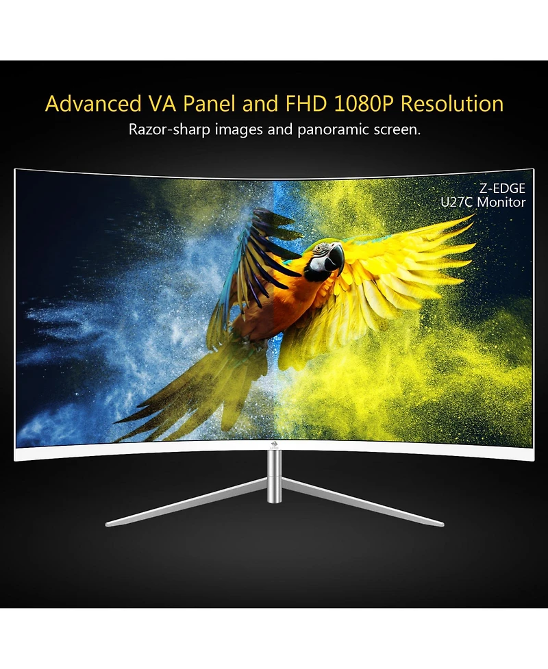 Z-edge U27C 27 inch 1080P Fhd 100Hz 5ms Curved Gaming Monitor