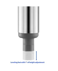 Gridmann 60 x 30 Inch Stainless Steel Table w/ 4 Casters, Nsf Commercial Kitchen Work & Prep Table