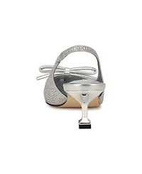 Nine West Women's Wunder Embellished Slingback Kitten Heel Pumps
