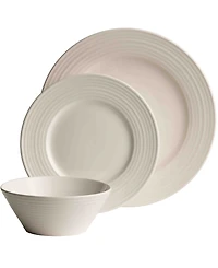 Belleek Pottery Ripple 12 Pc. Dinnerware Set, Service for 4
