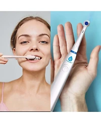 Pursonic Family Dental Bundle: Rechargeable Electric Toothbrush, 6 Eco Cedarwood Brushes & Portable Uv Sanitizer