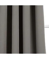 Lush Decor Insulated Grommet Blackout Linen Window Curtain Panel