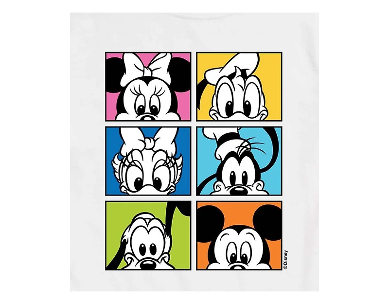 Hybrid Apparel Trendy Juniors Disney Grid Graphic Tee