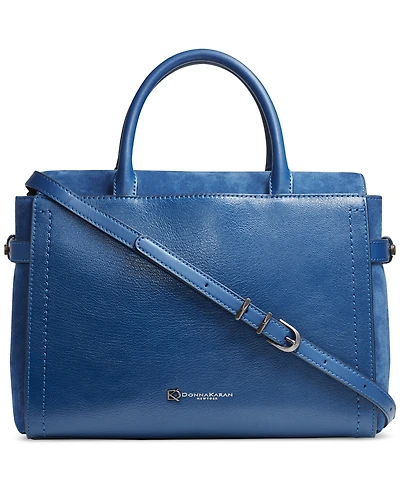 Donna Karan New York Roslyn Top Handle Suede Satchel