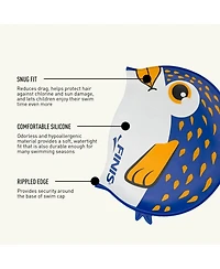 Finis Girls Animal Heads - Fun Swim Cap Ages 3 and Up