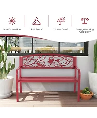 Sugift Patio Garden Bench Park Yard Outdoor Furniture
