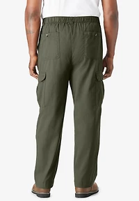 KingSize Big & Tall Knockarounds Full-Elastic Waist Cargo Pants