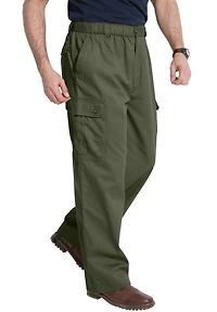KingSize Big & Tall Knockarounds Full-Elastic Waist Cargo Pants