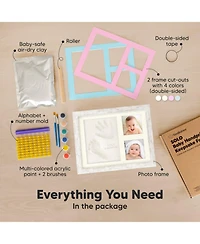 Solo Baby Hand and Footprint Kit, Keepsake Picture Frames, Handprint Newborn Girl, Boy Gifts