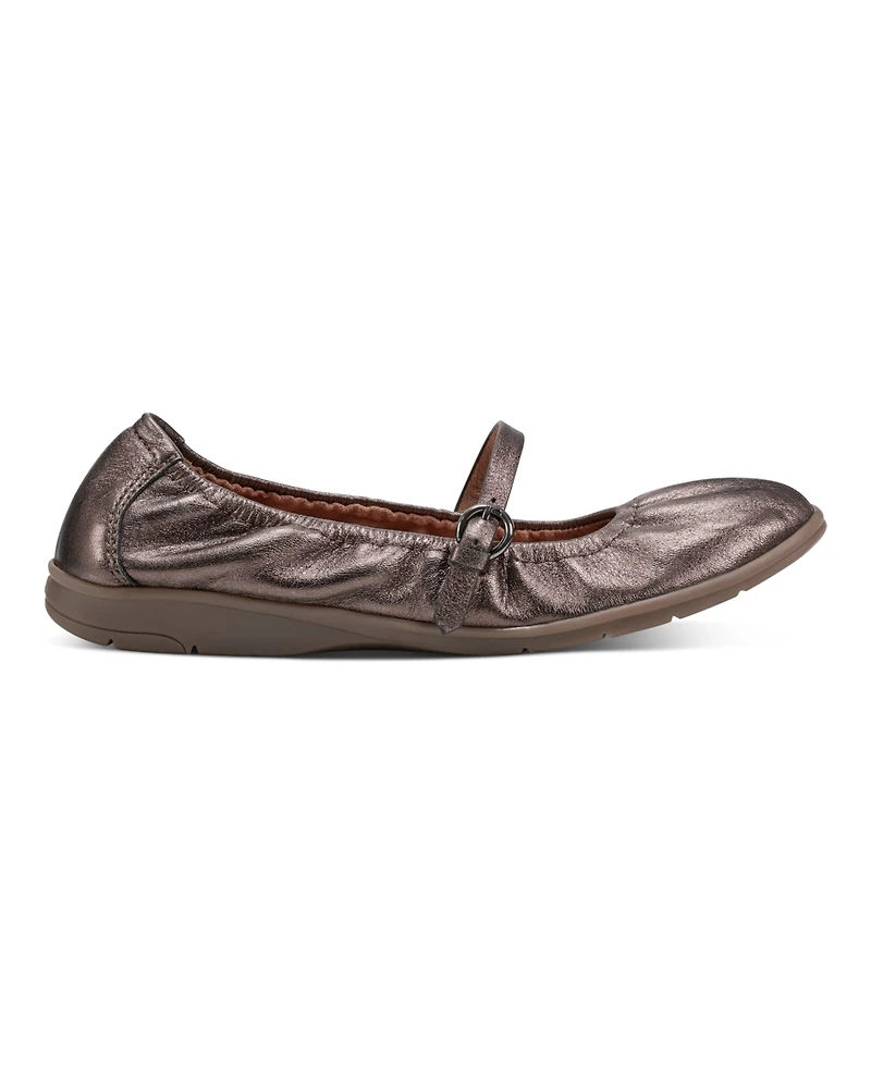 Earth Women's Korvino Square Toe Mary Jane Flats