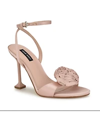 Nine West Women's Neve Almond Toe Ankle Strap Dress Sandals