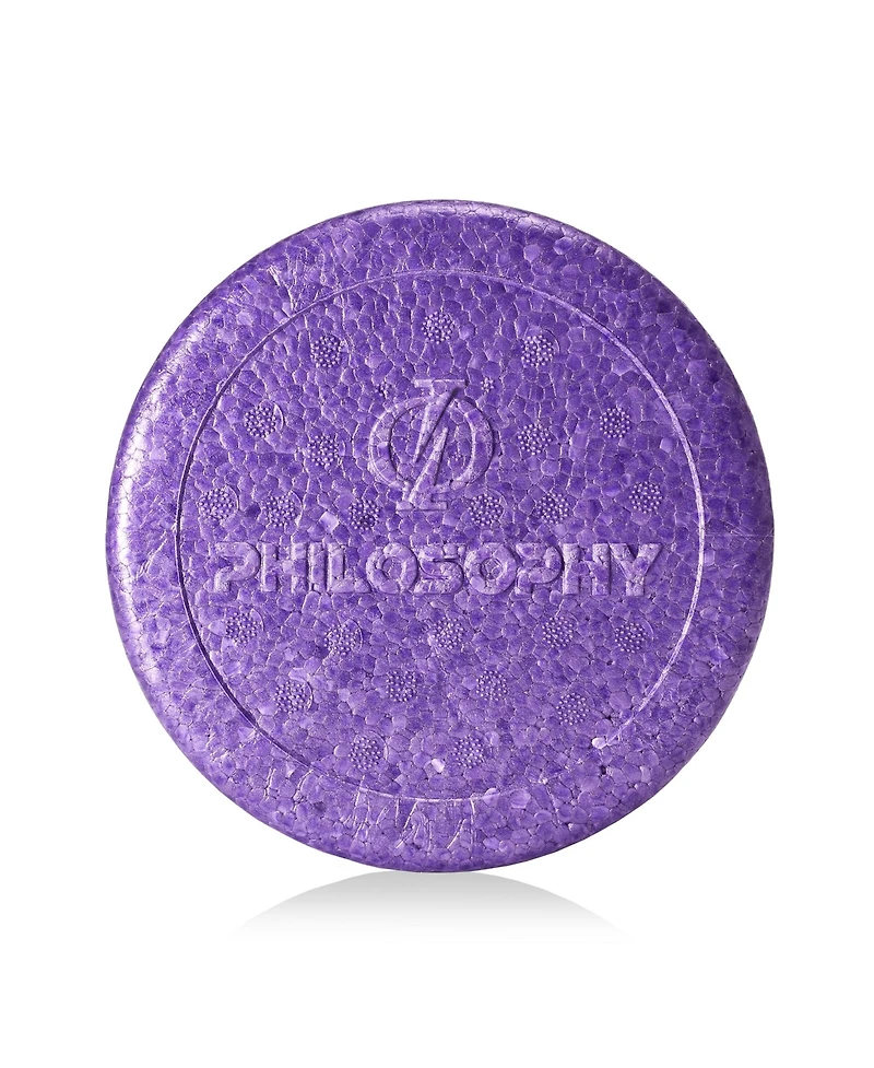 Philosophy Gym 18" High-Density Foam Roller for Exercise, Massage, Muscle Recovery - Round, Purple
