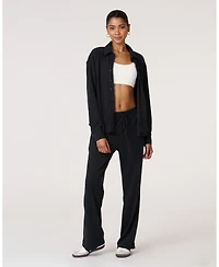 Rebody Active Women's Retreat Waffle Wide Leg Pant 30"