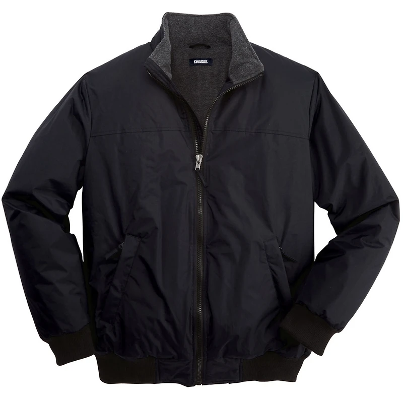 KingSize Tall Fleece-Lined Bomber Jacket