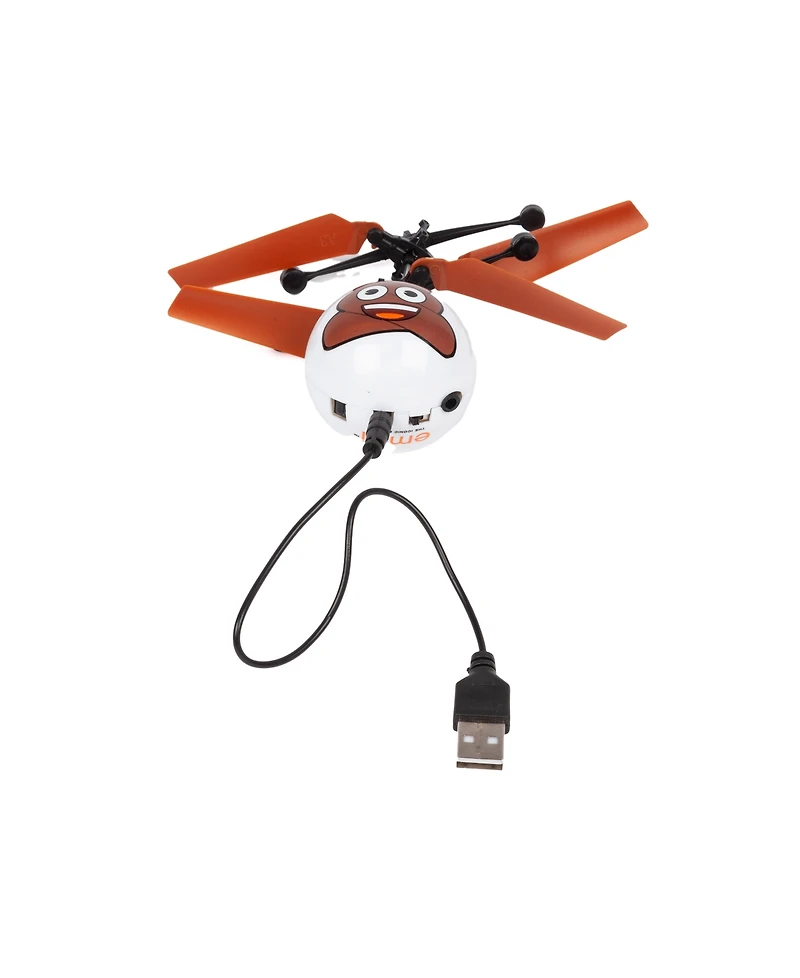 World Tech Toys Poop Emoji Ir Ufo Ball Helicopter