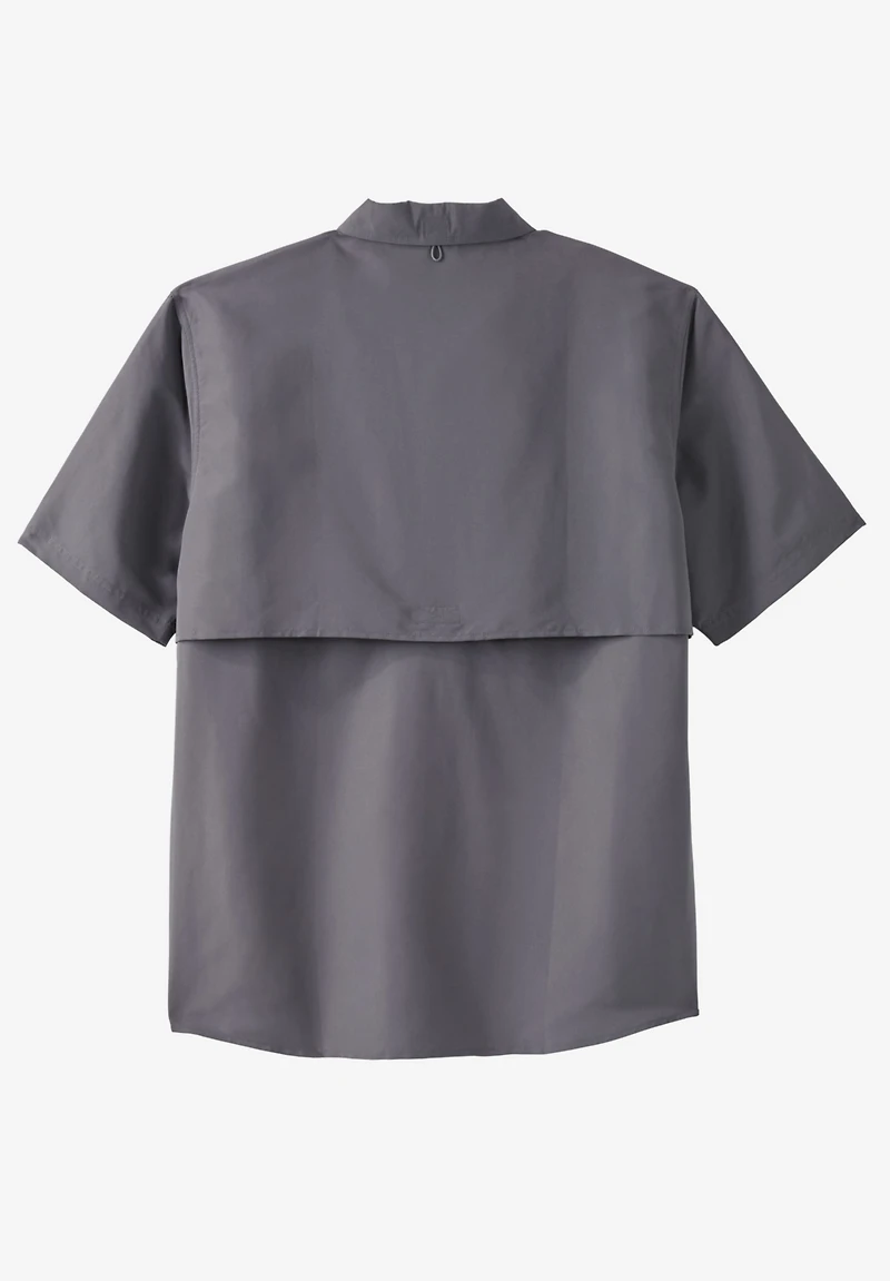 Boulder Creek Big & Tall by KingSize Off-Shore Short-Sleeve Sports Shirt