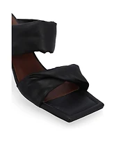 Alohas Women's Twist Strap Leather Sandals