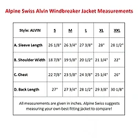 Alpine Swiss Men's Lightweight Bomber Jacket Casual Windbreaker Varsity Coat