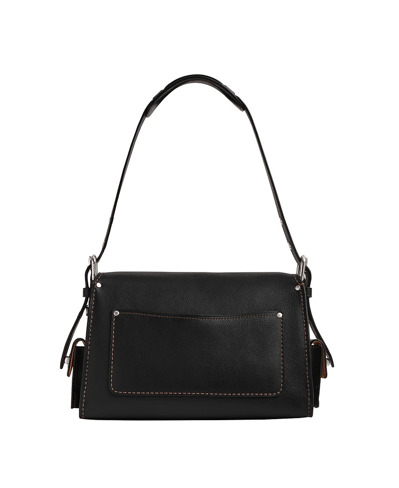 Coach Cargo Turnlock Soft Western Tabby Leather Shoulder Bag