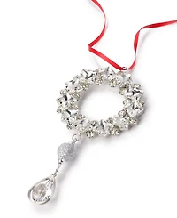Holiday Lane Jeweled Elegance Sparkling Wreath Ornament, Exclusively at Macy's